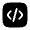 Code Square Icon from Solar Bold Set