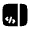 Sidebar Code Icon from Solar Bold Set