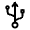 USB Icon from Solar Linear Set