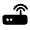 Wi Fi Router Minimalistic Icon from Solar Bold Set