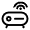Wi Fi Router Round Icon from Solar Linear Set