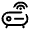Wi Fi Router Round Icon from Solar Broken Set