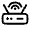 Wi Fi Router Icon from Solar Linear Set