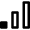 Smartphone Signal Bar Low Icon from Nova Solid Set