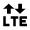 Smartphone Signal Lte 1 Icon from Nova Solid Set