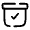 Archive Check Icon from Solar Broken Set