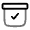 Archive Check Icon from Solar Line Duotone Set