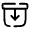 Archive Down Icon from Solar Broken Set