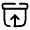 Archive Up Icon from Solar Broken Set