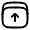 Archive Up Minimlistic Icon from Solar Linear Set