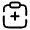 Clipboard Add Icon from Solar Broken Set