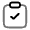 Clipboard Check Icon from Solar Line Duotone Set