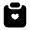 Clipboard Heart Icon from Solar Bold Set