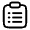 Clipboard List Icon from Solar Linear Set