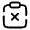 Clipboard Remove Icon from Solar Broken Set