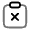 Clipboard Remove Icon from Solar Line Duotone Set