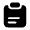Clipboard Text Icon from Solar Bold Set