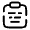 Clipboard Icon from Solar Broken Set