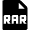 File Rar Icon from Nova Solid Set