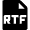 File Rtf Icon from Nova Solid Set