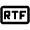 File Rtf 1 Icon from Nova Line Set