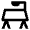 Office Drafting Design Table Icon from Nova Line Set