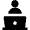 Office Working Area Icon from Nova Solid Set