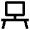 Office Working Table Icon from Nova Line Set
