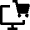 Online Shopping Personal Computer Icon from Nova Line Set