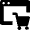 Online Shopping Web Cart Icon from Nova Solid Set