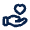 Hand Heart Line Icon from Mingcute Line Set