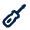 Screwdriver Line Icon from Mingcute Line Set