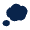 Thought Fill Icon from Mingcute Fill Set