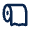 Toilet Paper Line Icon from Mingcute Line Set