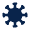 Virus Fill Icon from Mingcute Fill Set