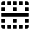 Cell Border Center Horizontal Icon from Nova Solid Set