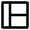 Layout Left Split Vertical Row Icon from Nova Line Set