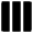 Layout Three Columns Icon from Nova Solid Set