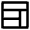 Layout Top Right Split Center Row Icon from Nova Line Set