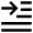Paragraph Indent 1 Icon from Nova Line Set