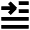 Paragraph Indent 1 Icon from Nova Solid Set