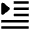 Paragraph Indent 2 Icon from Nova Line Set