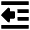 Paragraph Indent Left 1 Icon from Nova Solid Set
