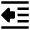 Paragraph Indent Left 1 Icon from Nova Line Set