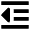 Paragraph Indent Left 2 Icon from Nova Solid Set