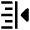 Paragraph Indent Left 3 Icon from Nova Line Set