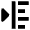 Paragraph Indent Right 3 Icon from Nova Solid Set