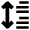 Paragraph Spacing Icon from Nova Solid Set