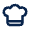 Chef Hat Line Icon from Mingcute Line Set