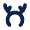 Deer Fill Icon from Mingcute Fill Set